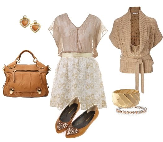 neutrals from head to toe