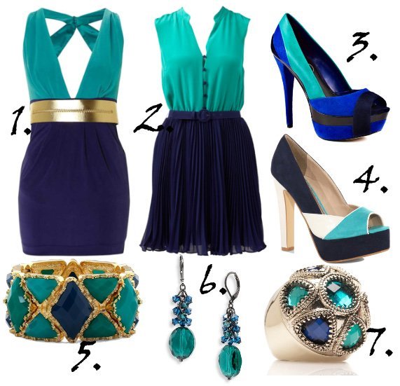 Trend Alert: Blue on Blue Picks Under $100   trend alert shopping time on a budget fashion trends color collections 
