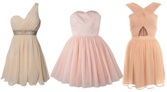 pink blush prom dresses under 100