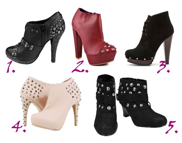 Studded Booties