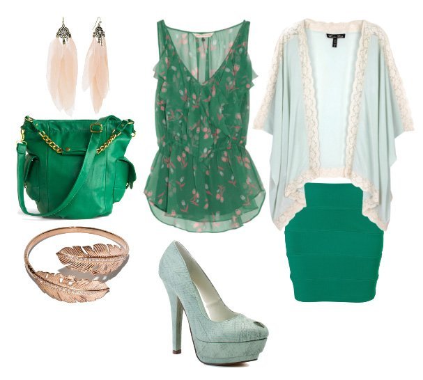 Minty Forest Dress