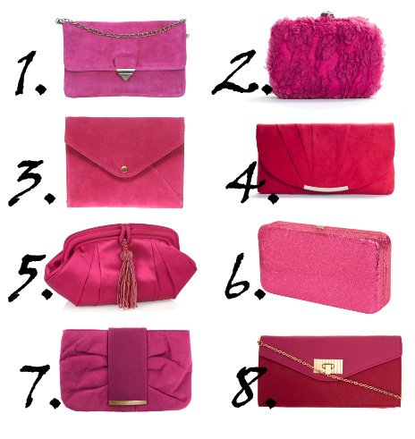 pink clutches under $50