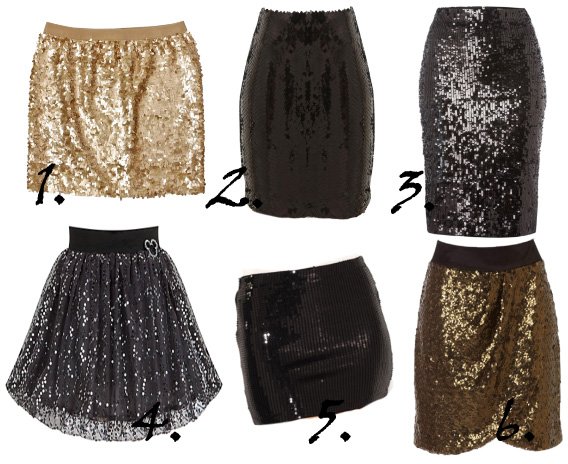 Sparkly Sequin Skirts