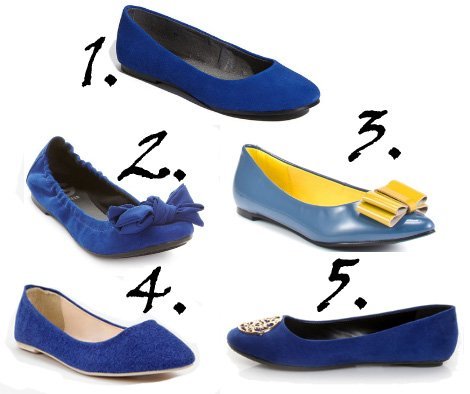 cobalt blue flats under $50 affordable cheap sale