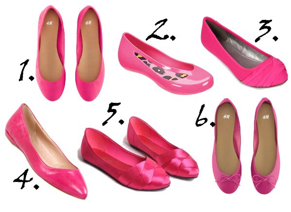 pink ballet flats hot pink pumps under $50