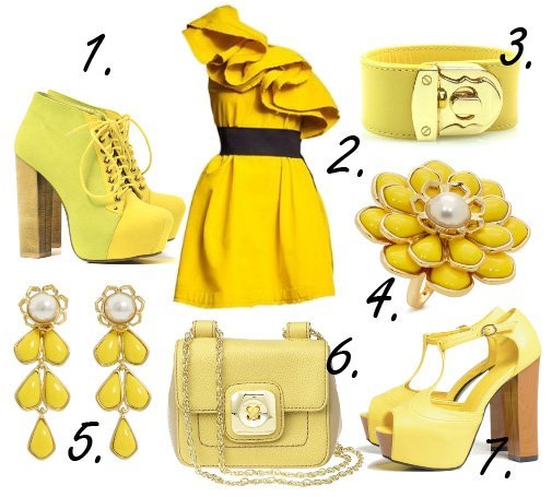 yellow shopping