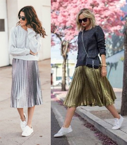 metallic-skirt-outfit