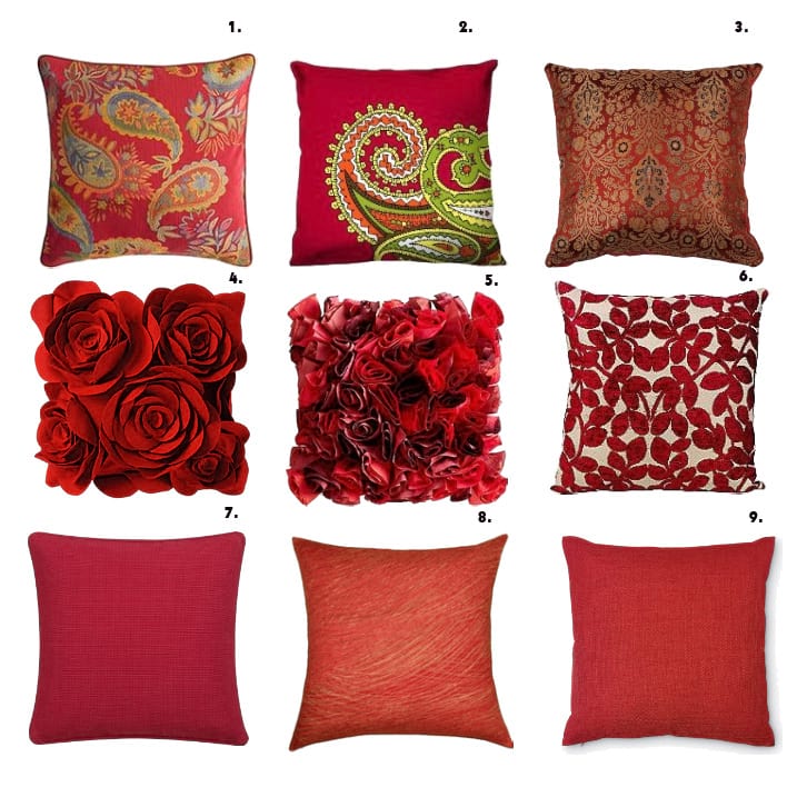 Shopping Time Red Pillows How To Be Trendy Delectable Red Decorative Pillows For Bed Shopping Time Red Pillows How To Be Trendy Delectable Red Decorative Pillows For Bed
