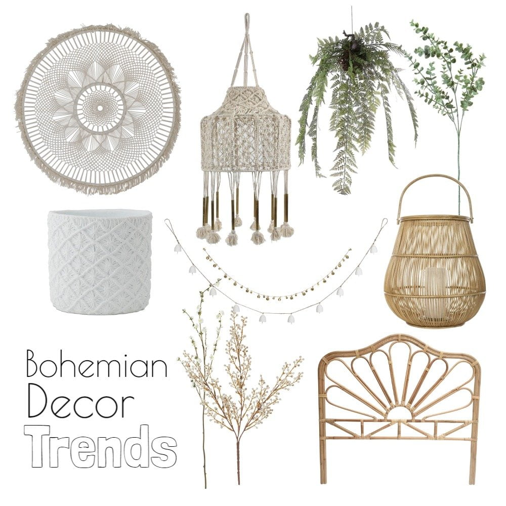 bohemian decor trend