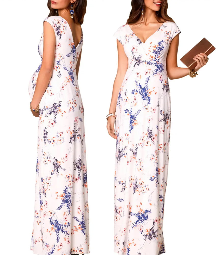 Maternity/Nursing Maxi Dress