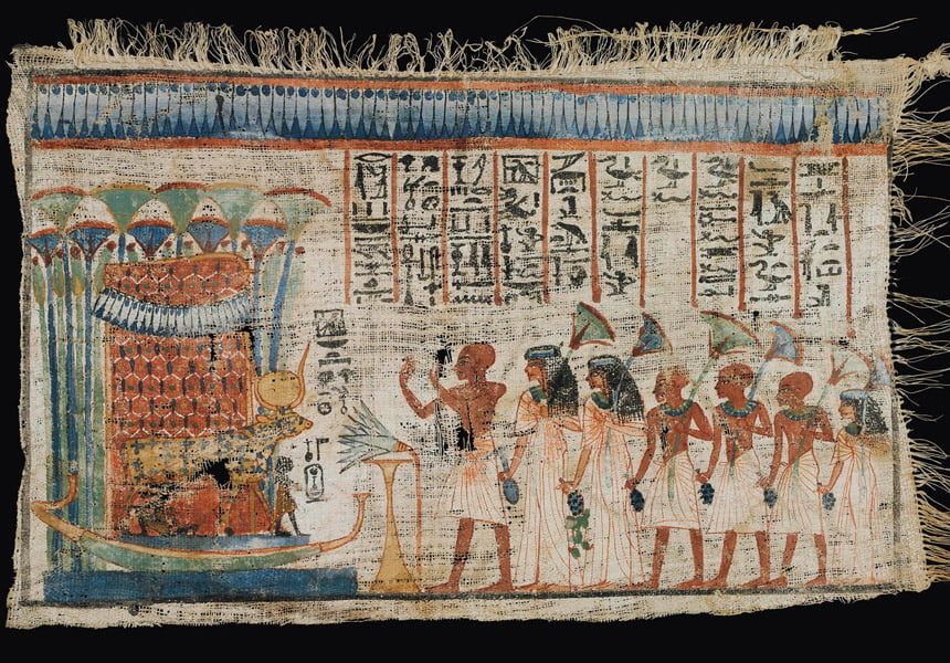Egyptian Painted Linen
