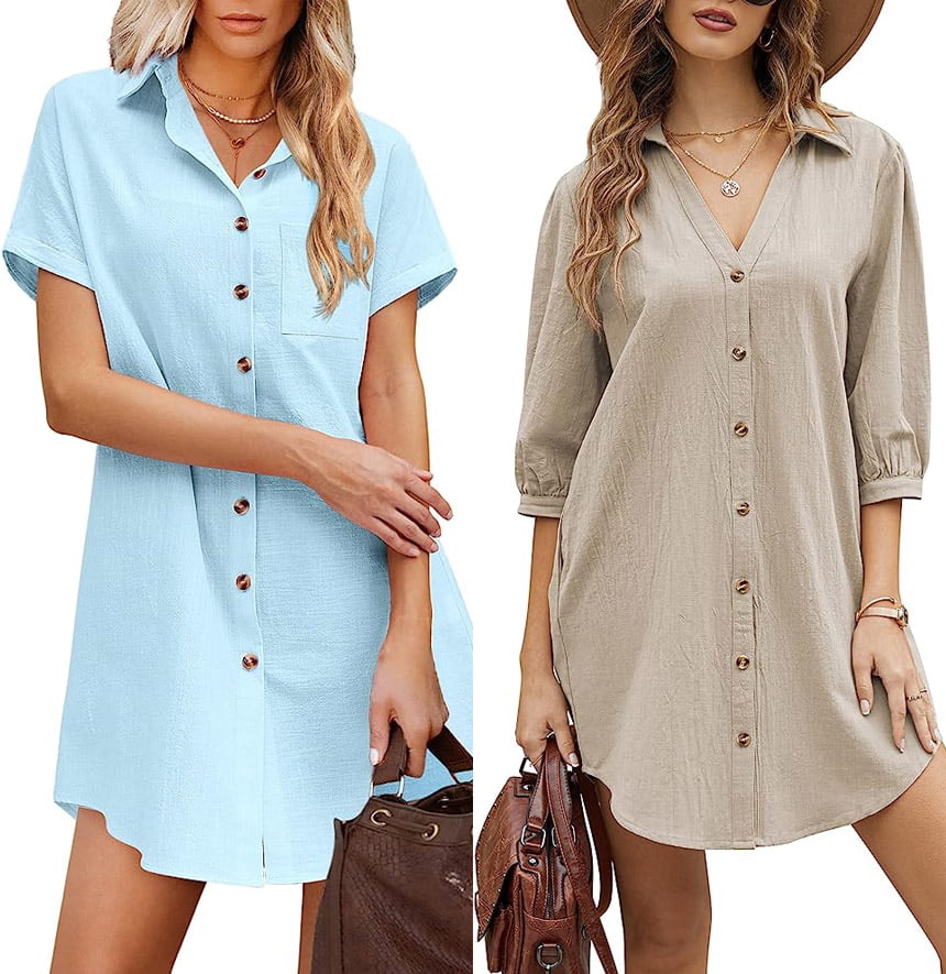 linen dress women