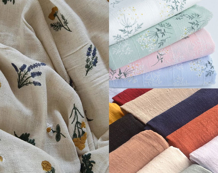 Cottagecore Fabrics and Materials