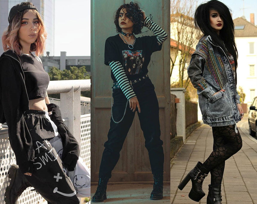 Goth Fashion Pants Chains