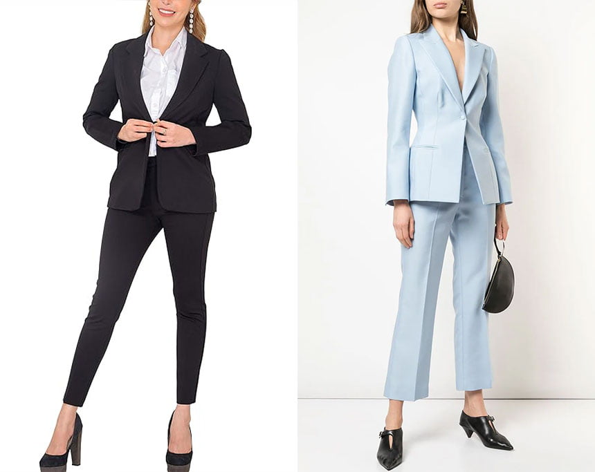 Slim-Fit Suits for Women