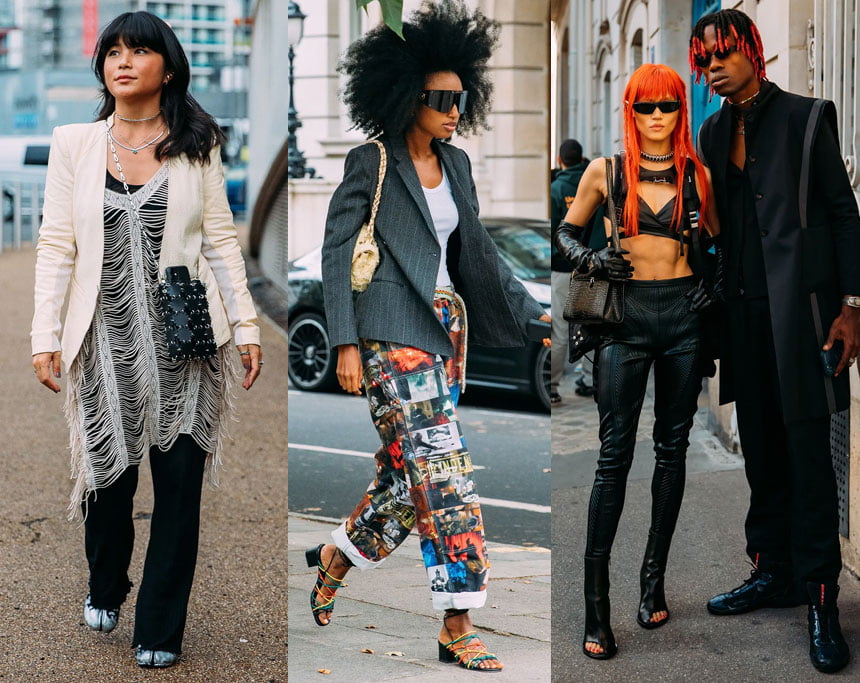 Street Fashion Prints Leather