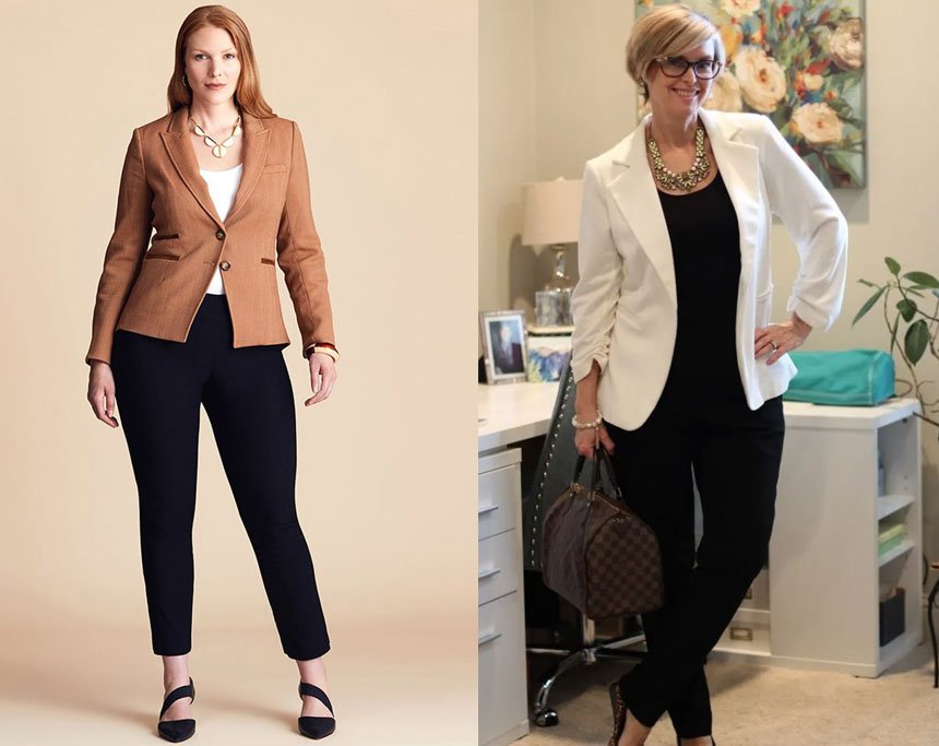 Suits for Pear Shaped Ladies