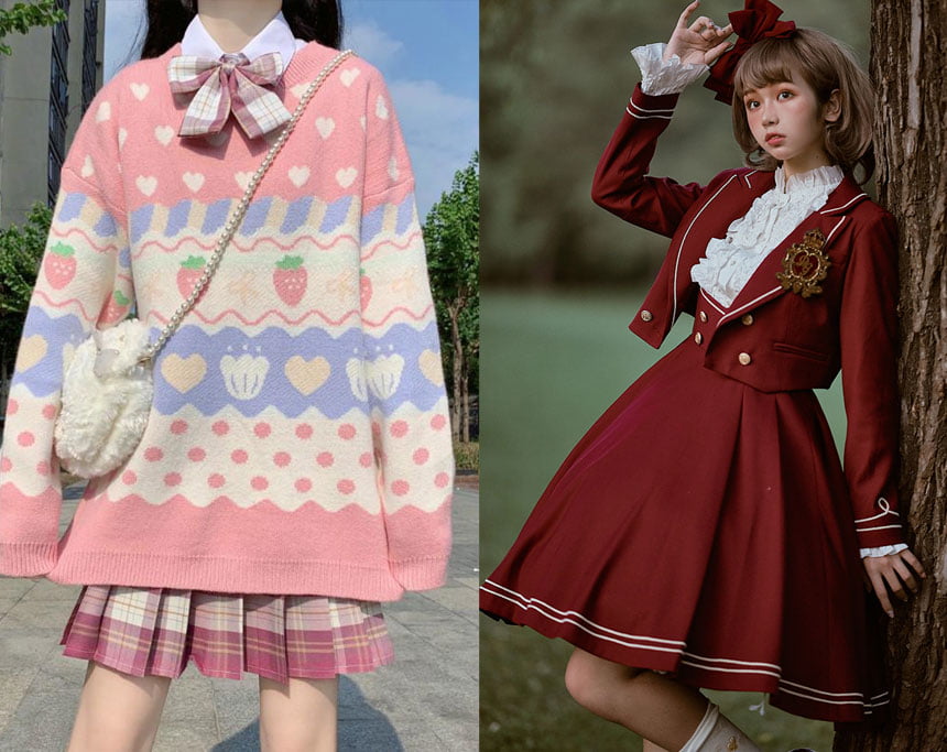 Types of Girly Aesthetics - Kawaii Aesthetic and Lolita Aesthetic