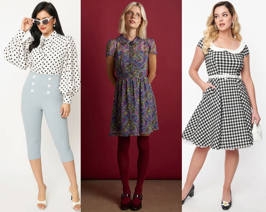 Vintage Aesthetic - Polkadot Pattern